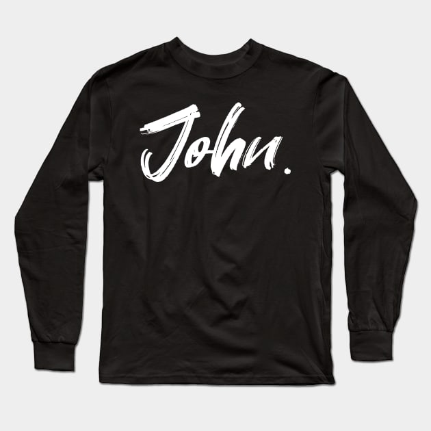 Name John Long Sleeve T-Shirt by CanCreate